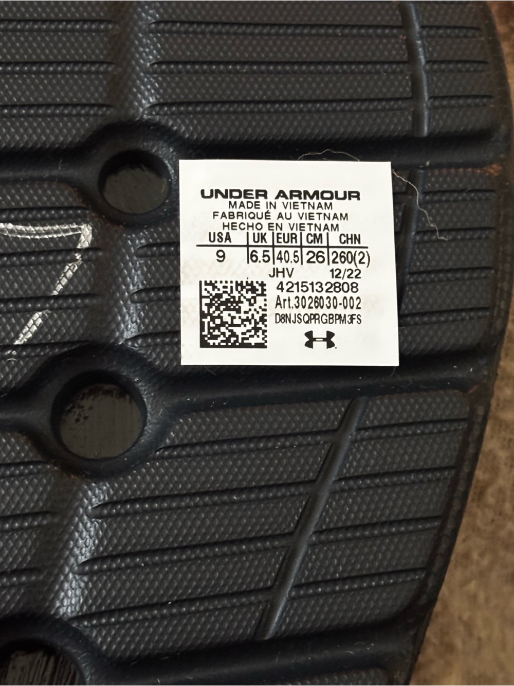 Under Armour Women’s Hot Pink and Black Flip Flops - Picture 7 of 7